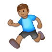 Man Running: Medium Skin Tone on Samsung Experience 8.1