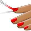 Nail Polish: Medium Skin Tone on Samsung Experience 8.1