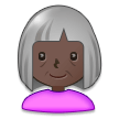 Old Woman: Dark Skin Tone on Samsung Experience 8.1