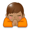 Folded Hands: Medium Skin Tone on Samsung Experience 8.1