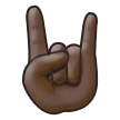 Sign of the Horns: Dark Skin Tone on Samsung Experience 8.1