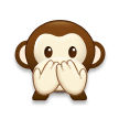 Speak-No-Evil Monkey on Samsung Experience 8.1