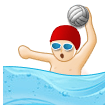 Person Playing Water Polo: Light Skin Tone on Samsung Experience 8.1