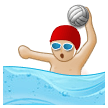 Person Playing Water Polo: Medium-Light Skin Tone on Samsung Experience 8.1