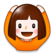 Woman Gesturing OK on Samsung Experience 8.1