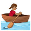 Woman Rowing Boat: Medium Skin Tone on Samsung Experience 8.1