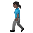 Woman Walking: Dark Skin Tone on Samsung Experience 8.1