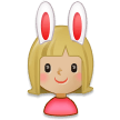 Women With Bunny Ears Partying, Type-3 on Samsung Experience 8.1