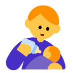 Man Feeding Baby on Toss Face (ν μ€νμ΄μ€) February 2022