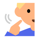 Deaf Man: Medium-Light Skin Tone on Toss Face (ํ ์คํ์ด์ค) 1.3