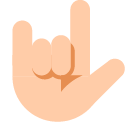 Love-You Gesture: Light Skin Tone on Toss Face (ν μ€νμ΄μ€) 1.3