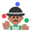 Man Juggling: Medium Skin Tone on Toss Face (ํ ์คํ์ด์ค) 1.3