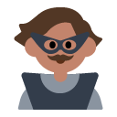 Man Supervillain: Medium Skin Tone on Toss Face (ํ ์คํ์ด์ค) 1.3