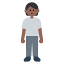 Person Standing: Medium-Dark Skin Tone on Toss Face (ν μ€νμ΄μ€) 1.3