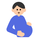 Pregnant Man: Light Skin Tone on Toss Face (ν μ€νμ΄μ€) 1.3