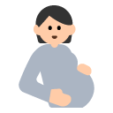 Pregnant Person: Light Skin Tone on Toss Face (ν μ€νμ΄μ€) 1.3