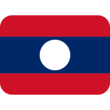 Flag: Laos on Twitter Twemoji 2.3