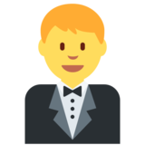 Person in Tuxedo on Twitter Twemoji 2.3