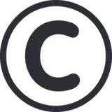Copyright on Twitter Twemoji 2.5