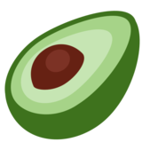 Avocado on Twitter Twemoji 2.6