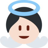 Baby Angel: Light Skin Tone on Twitter Twemoji 2.6