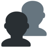 Busts in Silhouette on Twitter Twemoji 2.6