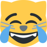 Cat with Tears of Joy on Twitter Twemoji 2.6