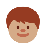 Child: Medium Skin Tone on Twitter Twemoji 2.6