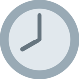 Eight O’Clock on Twitter Twemoji 2.6