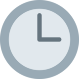 Three O’Clock on Twitter Twemoji 2.6