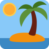 Desert Island on Twitter Twemoji 2.6