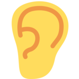 Ear on Twitter Twemoji 2.6