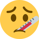 Face with Thermometer on Twitter Twemoji 2.6