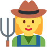 Woman Farmer on Twitter Twemoji 2.6