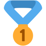 1st Place Medal on Twitter Twemoji 2.6