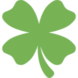 Four Leaf Clover on Twitter Twemoji 2.6