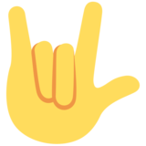 Love-You Gesture on Twitter Twemoji 2.6