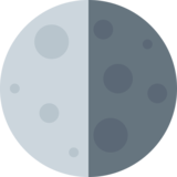 Last Quarter Moon on Twitter Twemoji 2.6