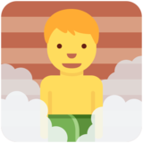 Man in Steamy Room on Twitter Twemoji 2.6