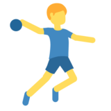Man Playing Handball on Twitter Twemoji 2.6