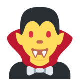 Man Vampire on Twitter Twemoji 2.6