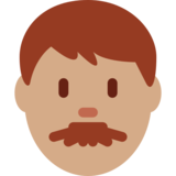 Man: Medium Skin Tone on Twitter Twemoji 2.6
