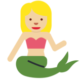 Merperson: Medium-Light Skin Tone on Twitter Twemoji 2.6