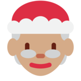 Mrs. Claus: Medium Skin Tone on Twitter Twemoji 2.6