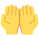 Palms Up Together on Twitter Twemoji 2.6