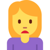 Person Frowning on Twitter Twemoji 2.6
