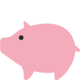 Pig on Twitter Twemoji 2.6