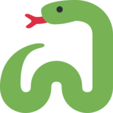 Snake on Twitter Twemoji 2.6