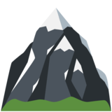 Snow-Capped Mountain on Twitter Twemoji 2.6