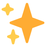 Sparkles on Twitter Twemoji 2.6